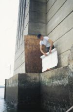 Tidal drawing (Meadowbank) 1998 by Benedict Ernst